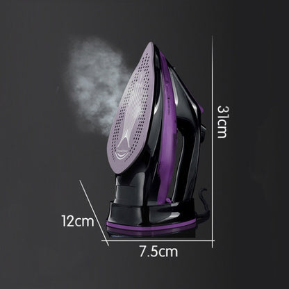2400W Household Wireless Iron Handheld Steam Iron Garment Steamer,EU Plug(Purple) - Home & Garden by buy2fix | Online Shopping UK | buy2fix