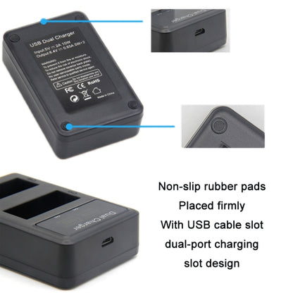 LP-E5 LCD Vertical Dual Charge SLR Camera Battery Charger - Camera Accessories by buy2fix | Online Shopping UK | buy2fix