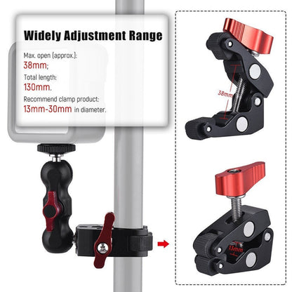 JMSUZ 124124 SLR Camera Rail Adjustable Clamp Magic Aarm - Camera Accessories by JMSUZ | Online Shopping UK | buy2fix