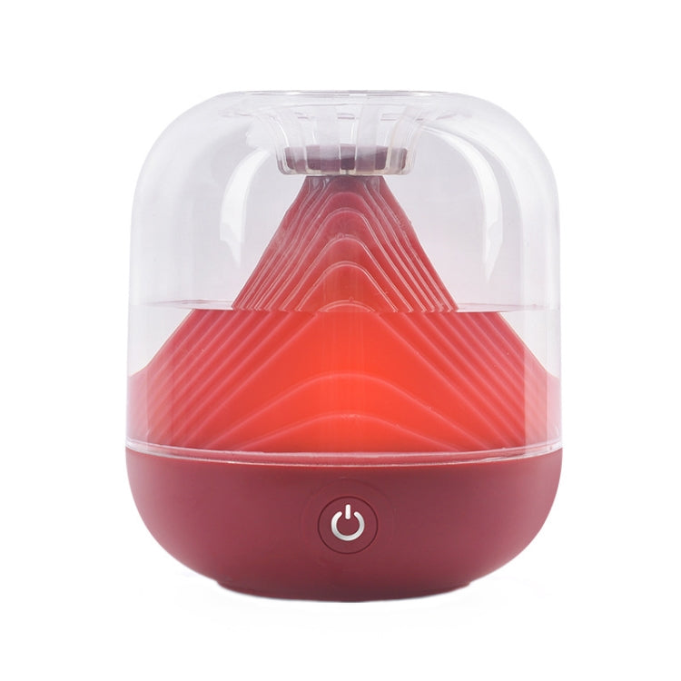 FX-039 USB Charging Ambient Light Humidifier Mountain Mini Wireless Humidifier(Wine Red) - Home & Garden by buy2fix | Online Shopping UK | buy2fix