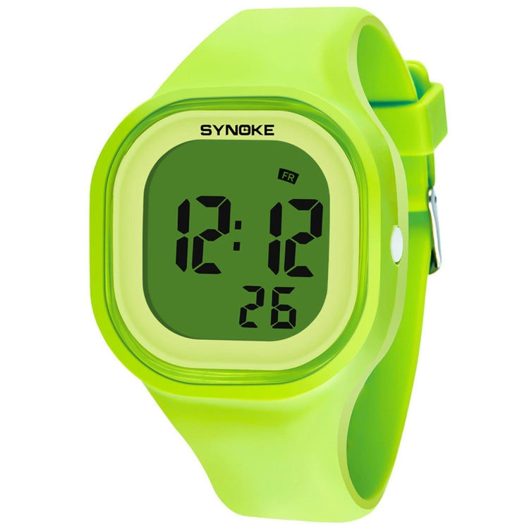 SYNOKE 66896 Multifunctional Detachable Waterproof Luminous Student Watch(Green) - Silicone Strap Watches by SYNOKE | Online Shopping UK | buy2fix