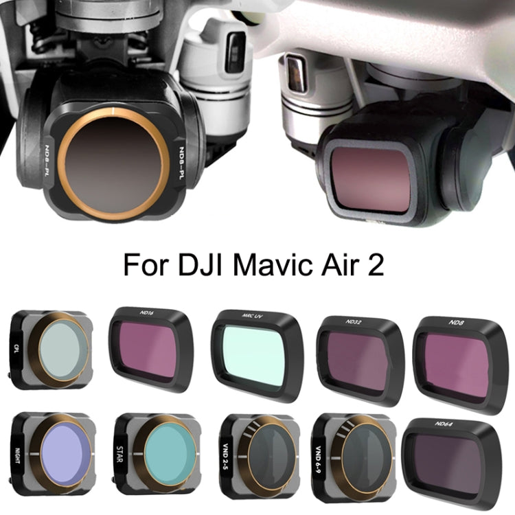 JSR For DJI Mavic Air 2 Motion Camera Filter, Style: UV+CPL+ND8+ND16+ND32+ND64 - DJI & GoPro Accessories by JSR | Online Shopping UK | buy2fix