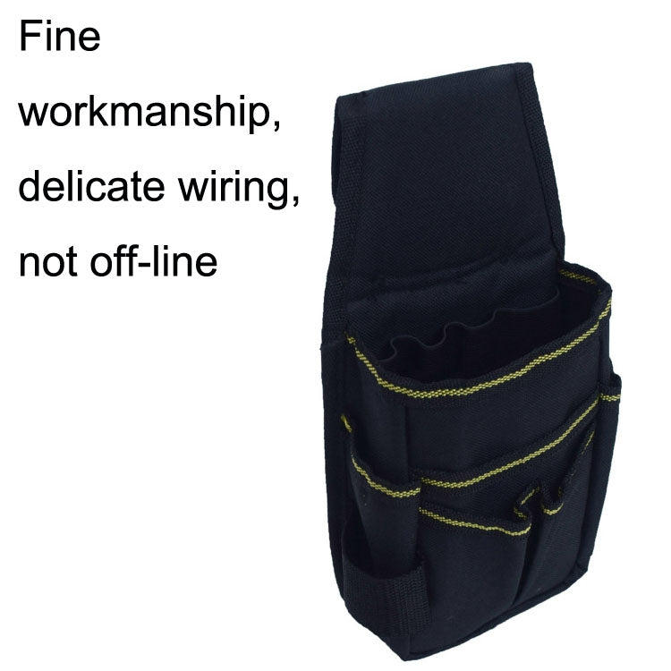 Lightweight Adjustable Hardware Tools Waist Bag Storage Bag(Black) - Storage Bags & Boxes by buy2fix | Online Shopping UK | buy2fix