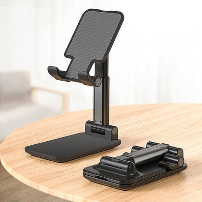 SSKY X5 Desktop Phone Live Foldable Tablet Bracket, Style: Standard Version (Black) - Desktop Holder by SSKY | Online Shopping UK | buy2fix