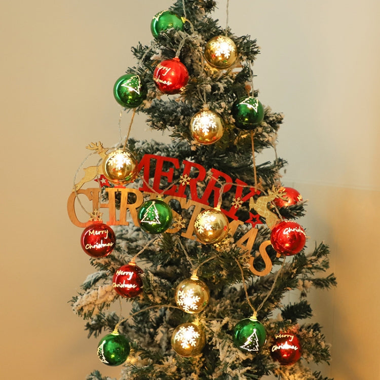 LED Christmas Decorative Ball Lights Scene Arrangement Lantern String, Spec: Battery Type 5m(Ball) - Holiday Lights by buy2fix | Online Shopping UK | buy2fix