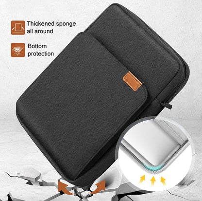 Vertical Laptop Bag Handheld Shoulder Crossbody Bag, Size: 13.3 Inch(Pink) - 13.3 inch by buy2fix | Online Shopping UK | buy2fix