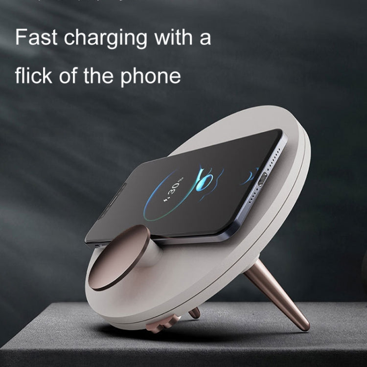 I-mu K1 15W Quick Charge Phone Wireless Charger Touch To Adjust The LED Night Light - Apple Accessories by buy2fix | Online Shopping UK | buy2fix