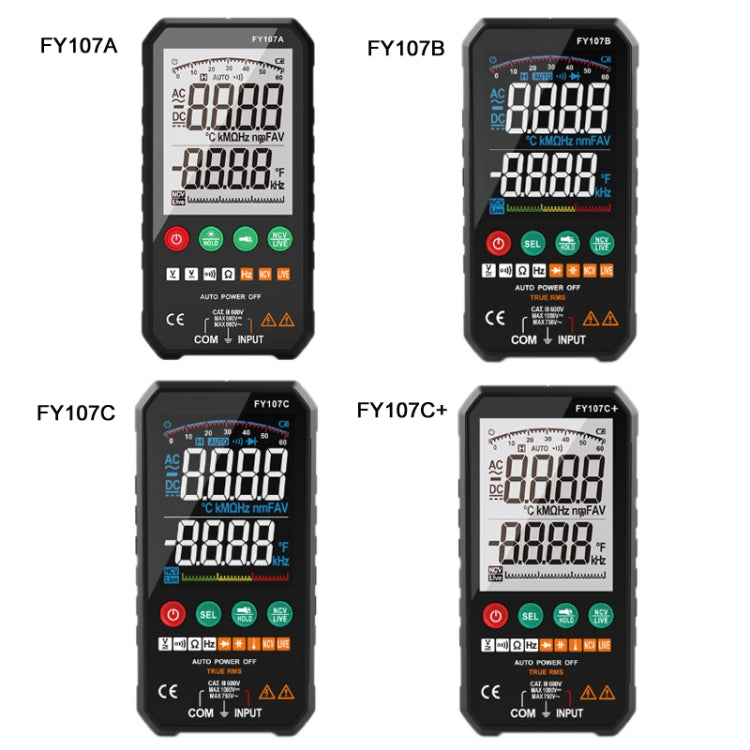 FY107A Fully Automatic High Precision Intelligent Portable Digital Multimeter - Consumer Electronics by buy2fix | Online Shopping UK | buy2fix