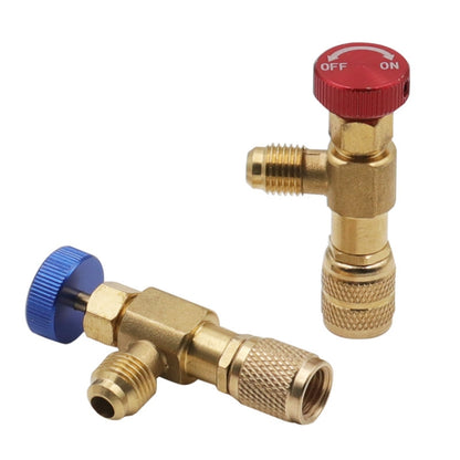 Air Conditioner Fluoridation Safety Valve Refrigerant Filling Connector(Side R22 Bottom R410) - In Car by buy2fix | Online Shopping UK | buy2fix