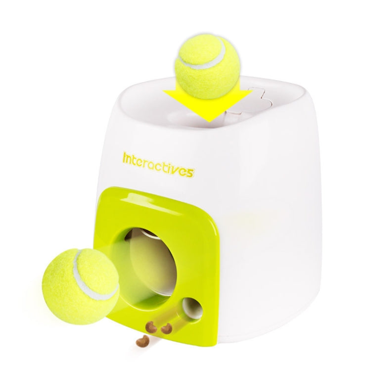 AFP Tennis Food Reward Machine Leaky Feeder Dog Smart Feeding Machine Toy(Green+1 Ball) - Leakage Toy by AFP | Online Shopping UK | buy2fix