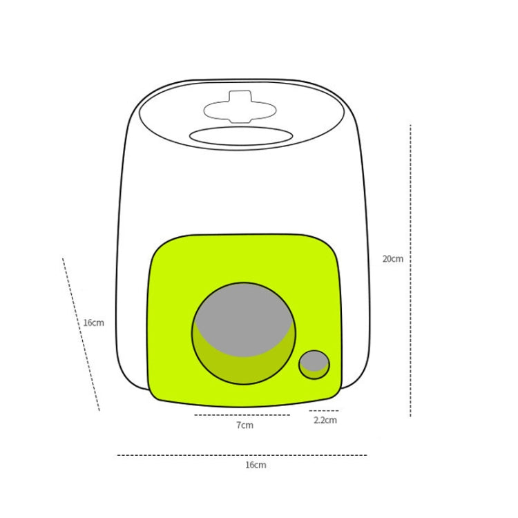 AFP Tennis Food Reward Machine Leaky Feeder Dog Smart Feeding Machine Toy(Green+1 Ball) - Leakage Toy by AFP | Online Shopping UK | buy2fix