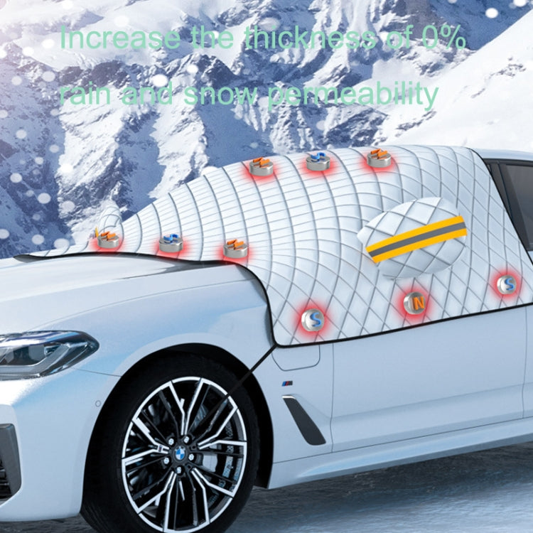 SUITU R-3945 Car Winter Front Glass Snow Shield Defrost Sunshade Thickened Car Clothing, Style: Non-magnet Quilt - Window Foils & Solar Protection by SUITU | Online Shopping UK | buy2fix