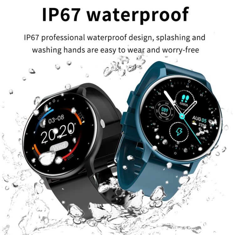 BW0223 Heart Rate/Blood Oxygen/Blood Pressure Monitoring Bluetooth Smart Calling Watch, Color: Silicone Blue - Smart Wear by buy2fix | Online Shopping UK | buy2fix