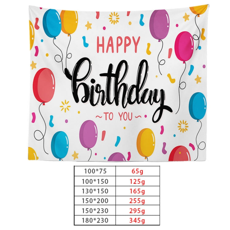 Happy Birthday Photo Backdrop Party Decoration Tapestry, Size: 100x75cm(GT56-7) - Camera Accessories by buy2fix | Online Shopping UK | buy2fix