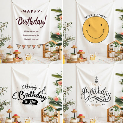 GT282 Birthday Background Cloth Party Scene Arranges Children Photos, Size: 150x200cm Velvet Cloth(1) - Camera Accessories by buy2fix | Online Shopping UK | buy2fix