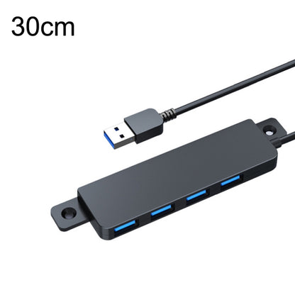 HS080-R USB3.0 30cm 4 Ports Collection High Speed HUB Extensors - USB 3.0 HUB by buy2fix | Online Shopping UK | buy2fix