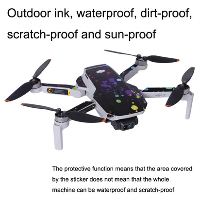 Sunnylife MM2-TZ452 For DJI Mini 2 Waterproof PVC Drone Body + Arm + Remote Control Decorative Protective Stickers Set(Carbon Pattern Black) - DJI & GoPro Accessories by Sunnylife | Online Shopping UK | buy2fix