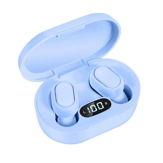 E7s Digital Sports Waterproof TWS Bluetooth 5.0 In-Ear Headphones(Blue) - TWS Earphone by buy2fix | Online Shopping UK | buy2fix