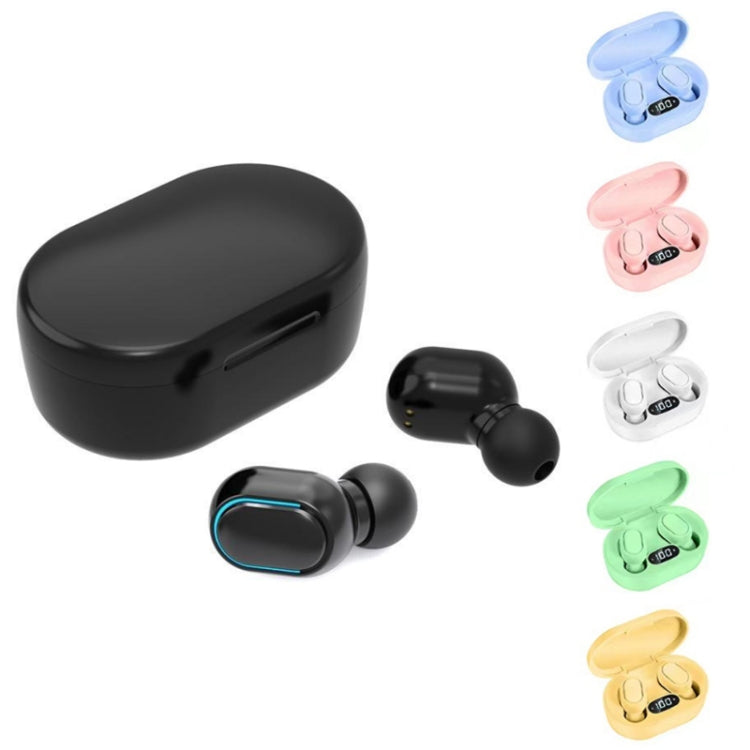 E7s Digital Sports Waterproof TWS Bluetooth 5.0 In-Ear Headphones(Blue) - TWS Earphone by buy2fix | Online Shopping UK | buy2fix