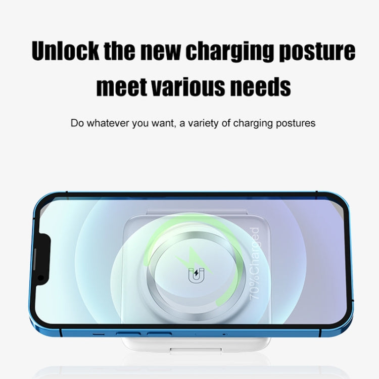 Folding 3 In 1 Wireless Charger For iPhone, Galaxy, Huawei, Xiaomi, LG, HTC and Other QI Standard Smart Phones (Black) - Wireless Charger by buy2fix | Online Shopping UK | buy2fix