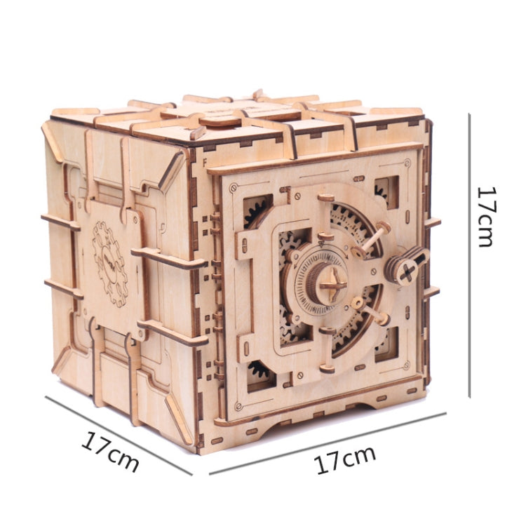 Wooden Puzzle Toy 3D Puzzle Assembly Box DIY Gift Desktop Ornaments, Style: Square Password Box - Puzzle Toys by buy2fix | Online Shopping UK | buy2fix