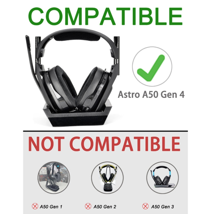 For Logitech Astro A50 Gen4 Headset Replacement Accessory ,Spec: 2pcs Velvet Earmuffs - Apple Accessories by buy2fix | Online Shopping UK | buy2fix