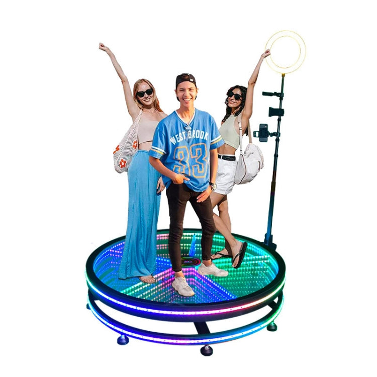 80cm 360 Photo Booth Electric Rotating Small Stage For Parties and Weddings -  by buy2fix | Online Shopping UK | buy2fix