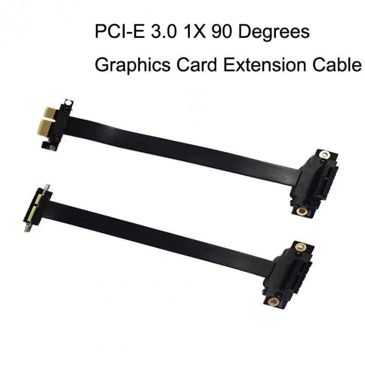 PCI-E 3.0 1X 90 Degrees Graphics Card / Wireless Network Card Extension Cable, Cable Length: 10cm -  by buy2fix | Online Shopping UK | buy2fix