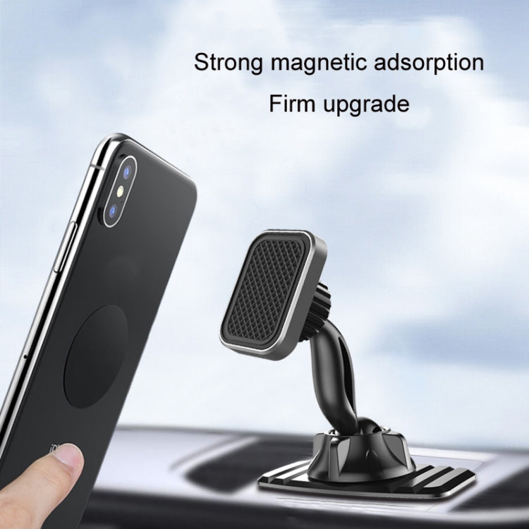 Car Center Console Paste Magnetic Mobile Phone Holder(Black) - In Car by buy2fix | Online Shopping UK | buy2fix