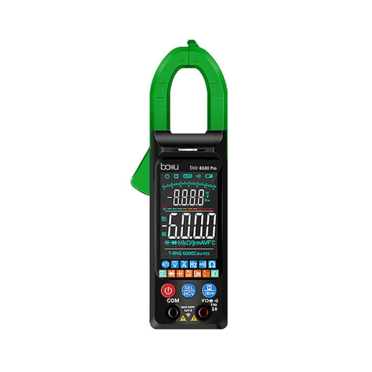 BAKU BA-8330 Pro Digital Mulitmeter Electric Maintenance Resistor Current Pliers Shaped Instrument(Green) - Consumer Electronics by BAKU | Online Shopping UK | buy2fix