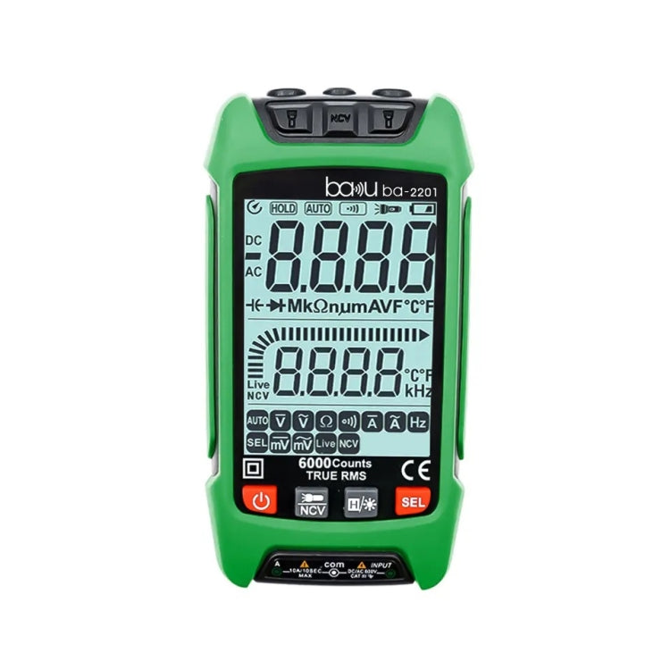 BAKU BA-2201 Digital Multimeter Electrician Maintenance Resistance Tester(Green) - Consumer Electronics by BAKU | Online Shopping UK | buy2fix