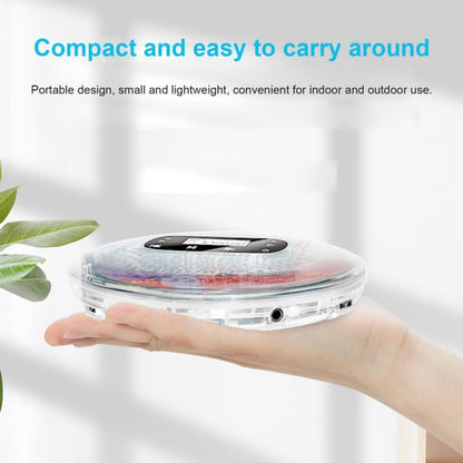 YR-Q90 Bluetooth Portable MP3 CD Player Touch Button Support Repeat MP3, CD-R, CD-RW Format(Transparent) - Consumer Electronics by buy2fix | Online Shopping UK | buy2fix