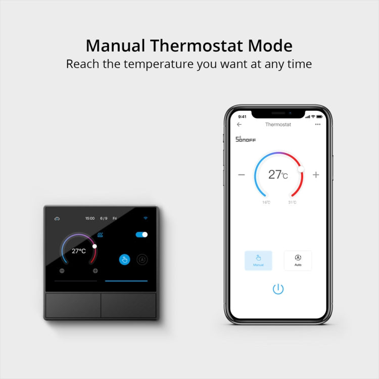 Sonoff NSPanel WiFi Smart Scene Switch Thermostat Temperature All-in-One Control Touch Screen(EU) - Consumer Electronics by Sonoff | Online Shopping UK | buy2fix