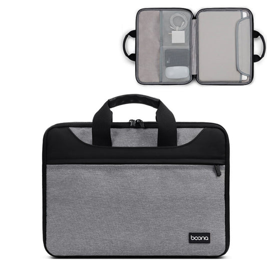 Baona BN-I003 Oxford Cloth Full Open Portable Waterproof Laptop Bag, Size: 16/17 inches(Grey) -  by Baona | Online Shopping UK | buy2fix