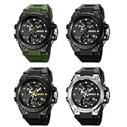 SKMEI 2031 Dual Movement Multifunctional Waterproof Outdoor Sports Watch(Silver) - Sport Watches by SKMEI | Online Shopping UK | buy2fix