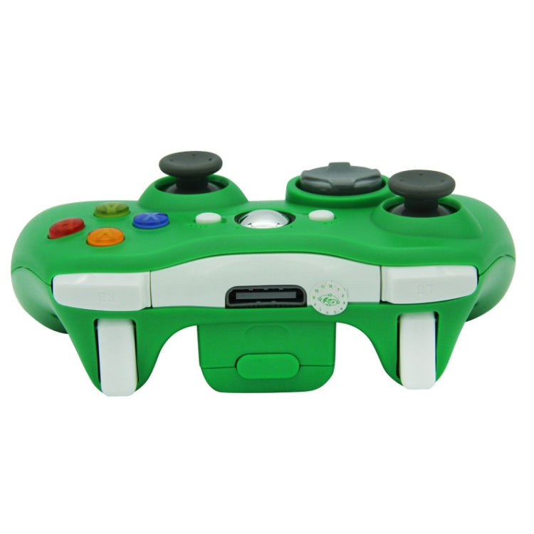 For Microsoft Xbox 360 / PC XB13 Dual Vibration Wireless 2.4G Gamepad With Receiver(Green) - Gamepad by buy2fix | Online Shopping UK | buy2fix