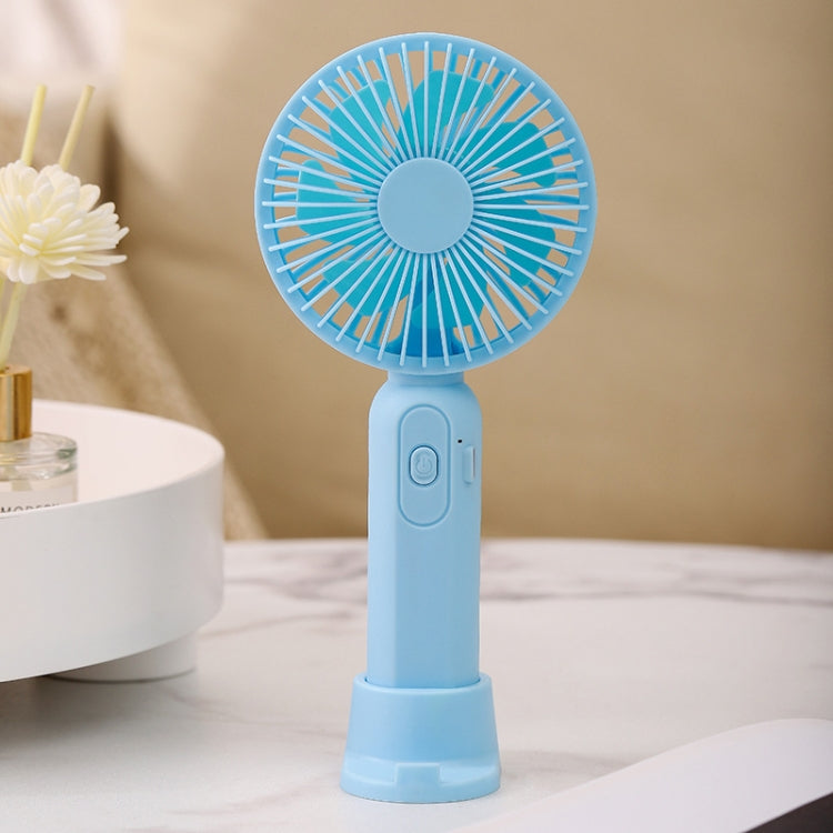 M9 Handheld Mini Fan Outdoor USB Charging Desktop Fan 800mAh(Blue) - Consumer Electronics by buy2fix | Online Shopping UK | buy2fix