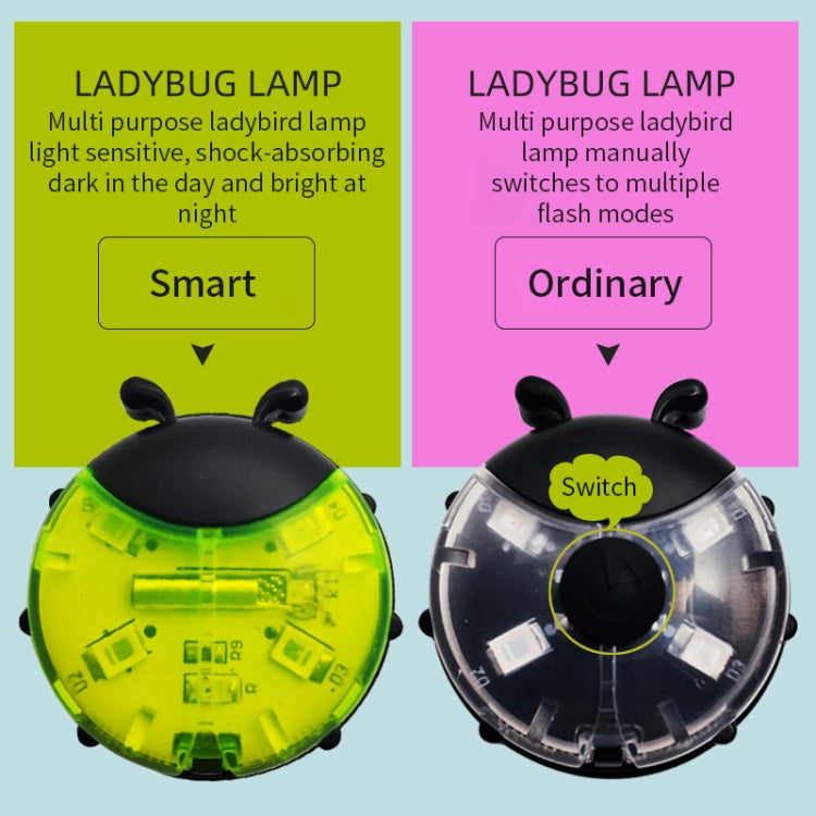 Ladybug Wheel Light Children Balance Bike Bicycle Hub Light, Color: Manual&Automatic - Decorative Lights by buy2fix | Online Shopping UK | buy2fix