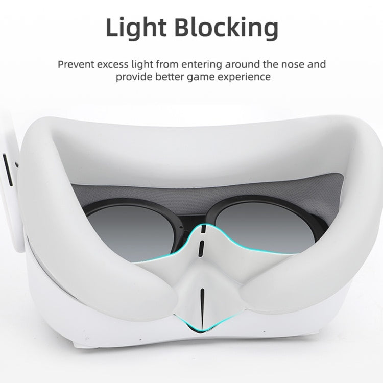 For PICO 4 Hifylux PC-PF26 Silicone Eye Mask VR Glasses Sweat-proof Blackout Case(Black) - VR Accessories by Hifylux | Online Shopping UK | buy2fix