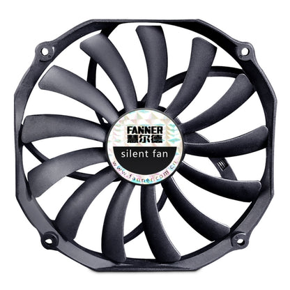 FANNER Ice Soul F14015 4PIN PWM Ultra-thin Chassis Fan Desktop Computer Radiator(Black) -  by FANNER | Online Shopping UK | buy2fix