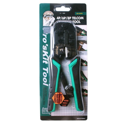 ProsKit CP-376TR 4P/6P/8P Three-Use Network Crimping Pliers - Lan Cable and Tools by ProsKit | Online Shopping UK | buy2fix