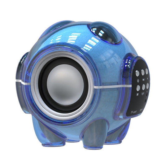 M18 Mini Space Panda Shape Wireless Bluetooth Speaker Desktop Portable Cartoon Audio(Blue) - Mini Speaker by buy2fix | Online Shopping UK | buy2fix