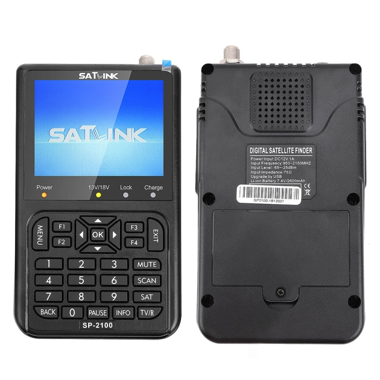 SATLINK SP-2100 HD Finder Meter Handheld Satellite Meter(EU Plug) -  by SATLINK | Online Shopping UK | buy2fix