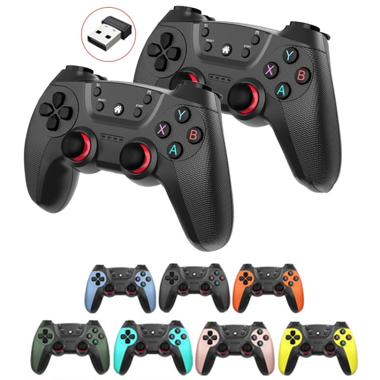 KM-029   2.4G One for Two Doubles Wireless Controller Support PC / Linux / Android / TVbox(Vitality Orange) - Gamepads by buy2fix | Online Shopping UK | buy2fix