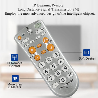 CHUNGHOP L108E Infrared Learning Universal TV Remote Control - TV by CHUNGHOP | Online Shopping UK | buy2fix