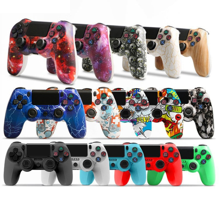 For PS4 Wireless Bluetooth Game Controller With Light Strip Dual Vibration Game Handle(Cloud) - Gamepads by buy2fix | Online Shopping UK | buy2fix