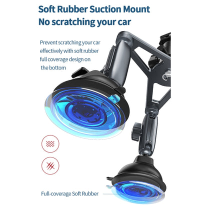 TELESIN Suction Cup Action Camera Tripod Mount for Car Holder Stand Bracket - Holder by TELESIN | Online Shopping UK | buy2fix