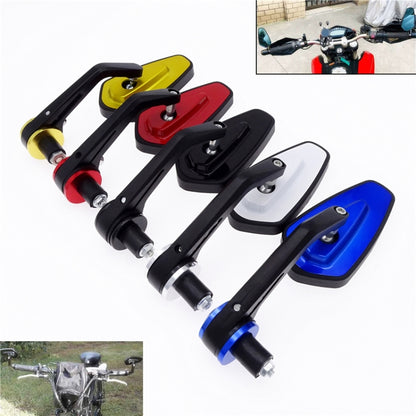 Motorcycle Handle All Aluminum Cherry Rearview Mirror(Black) - Side Mirrors by buy2fix | Online Shopping UK | buy2fix