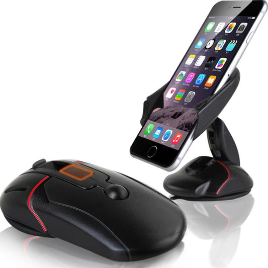 Car Air Vent Desktop Mouse Gravity Navigation Mobile Phone Holder(Black) - Car Holders by buy2fix | Online Shopping UK | buy2fix