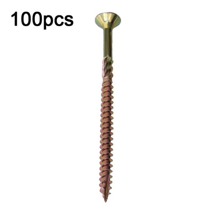 RUITOOL T25 100pcs Woodworking Screws Torx Self Tapping Screws 5 x 80mm - Screws by RUITOOL | Online Shopping UK | buy2fix